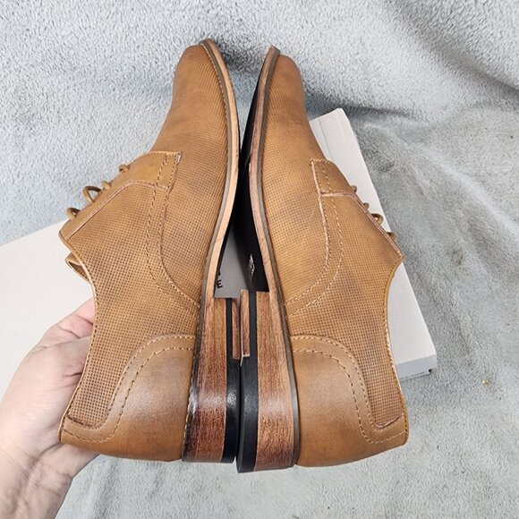 Kenneth Cole Shoes Mens Size 8 Reaction Curtis Buck Brown Lace Up Dress *NWT* main image 9